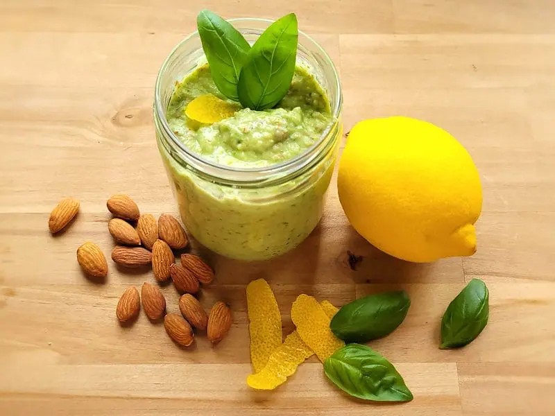 Pesto citron basilic