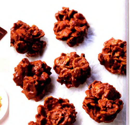 Roses des sables au chocolat