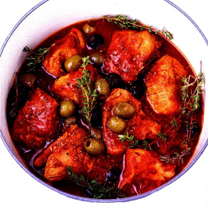 Sauté de veau aux olives