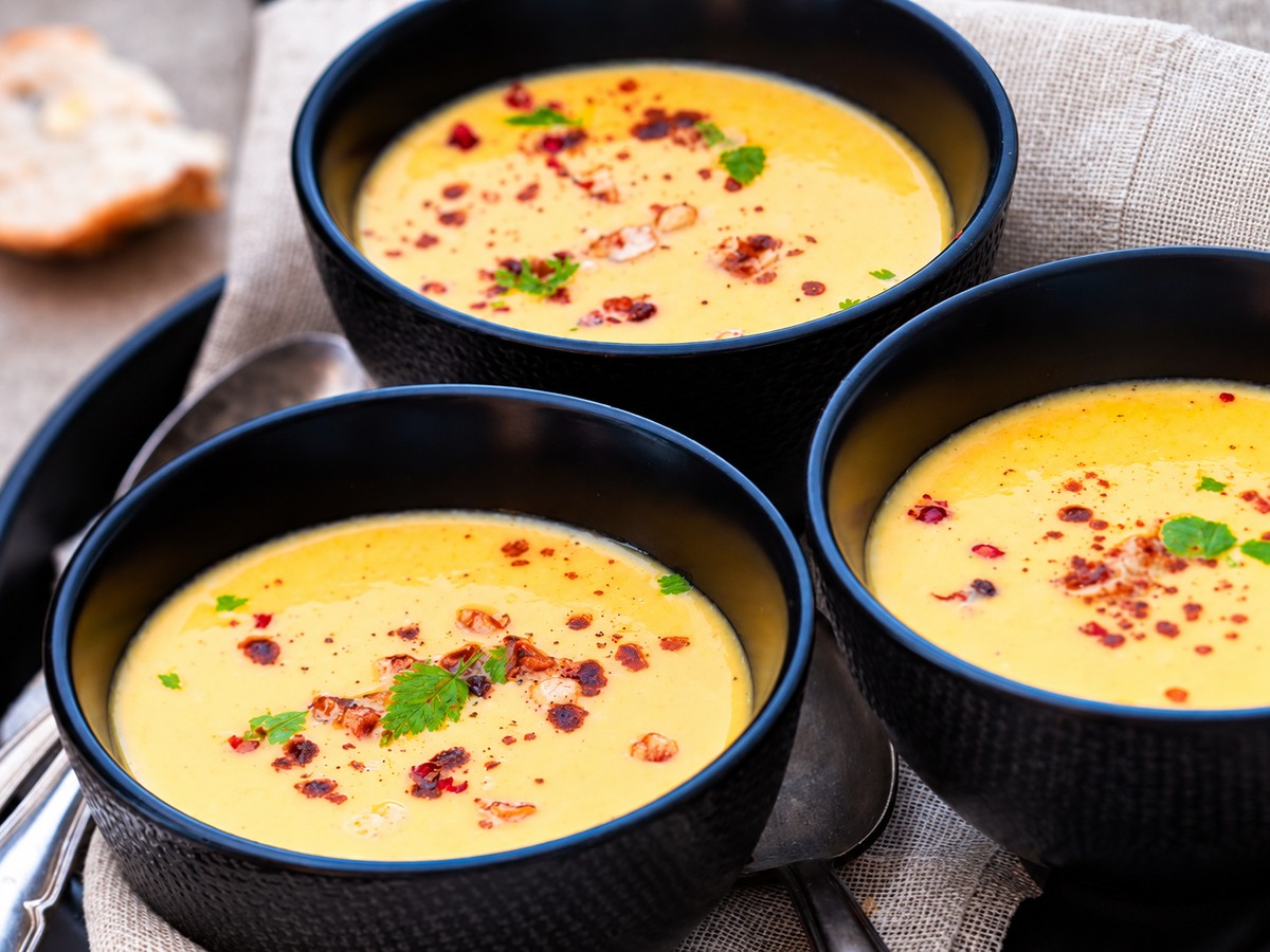 Velouté de potiron à la cannelle